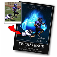 "Among The Stars" Custom Football Wall Art