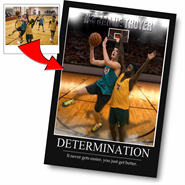 "Bright Lights" Custom Basketball Wall Art