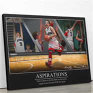 "Hoop Dreams" Custom Basketball Wall Art