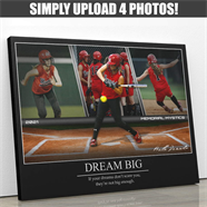 "Memories" Custom Softball Wall Art