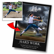 "Tornado Alley" Custom Softball Wall Art