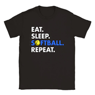 Eat. Sleep. Softball. Repeat. T-Shirt