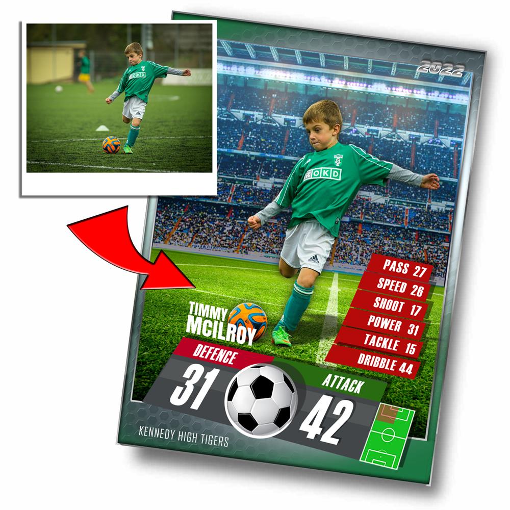 Soccer Stadium Trading Card Wall Art